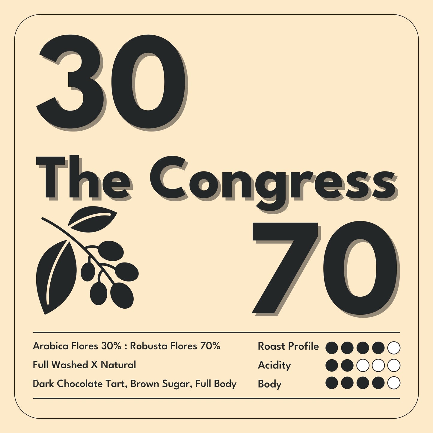 The Congress - Espresso Blend 200GR