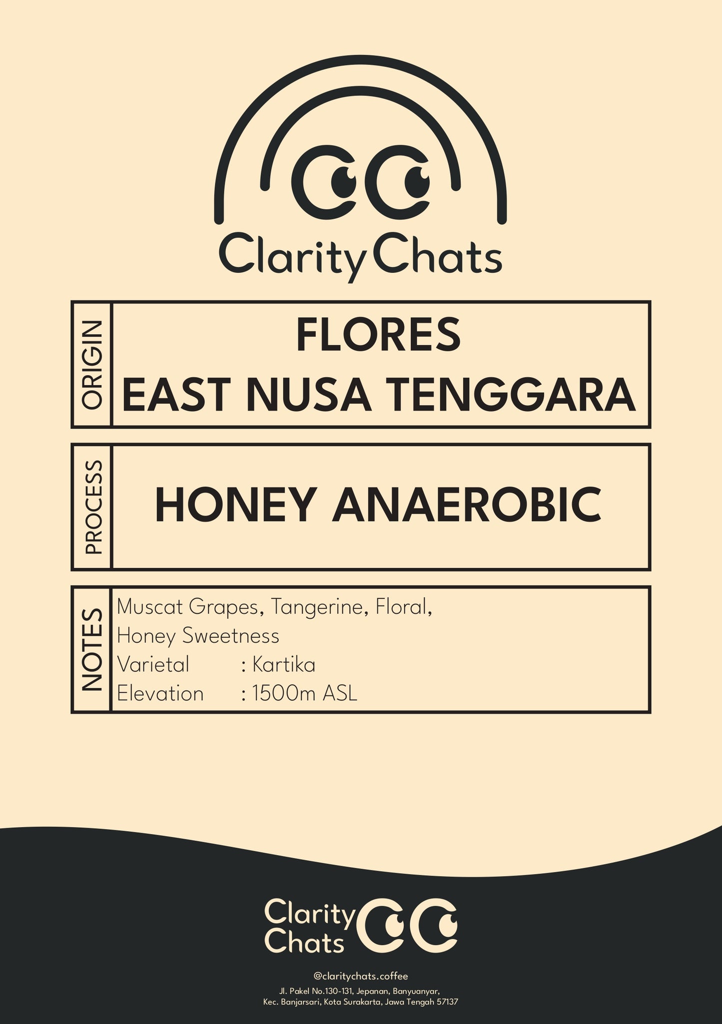 Flores - Honey Anaerobic - Green Bean Arabica 1KG