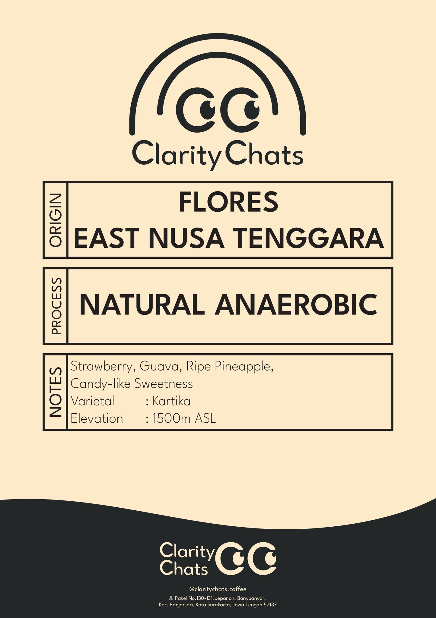 Flores - Natural Anaerobic - Green Bean Arabica 1KG