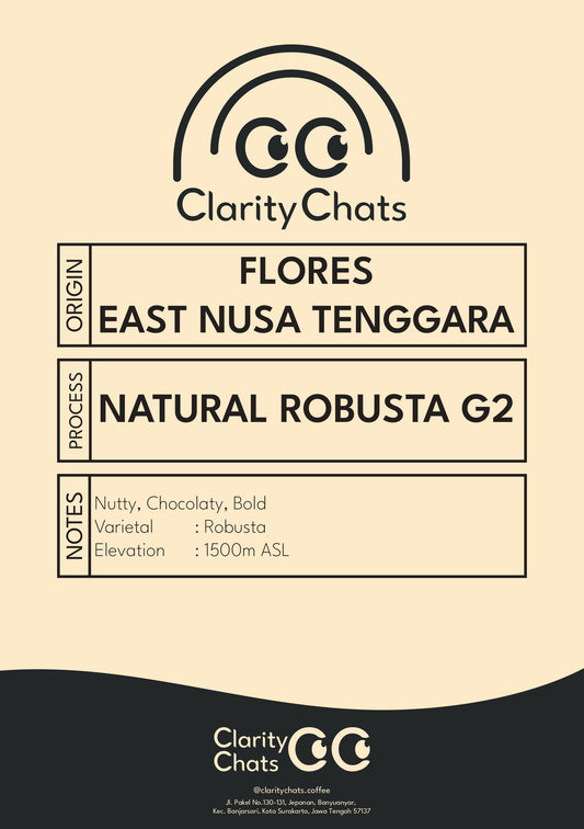 Flores G2 - Natural - Green Bean Robusta 1KG
