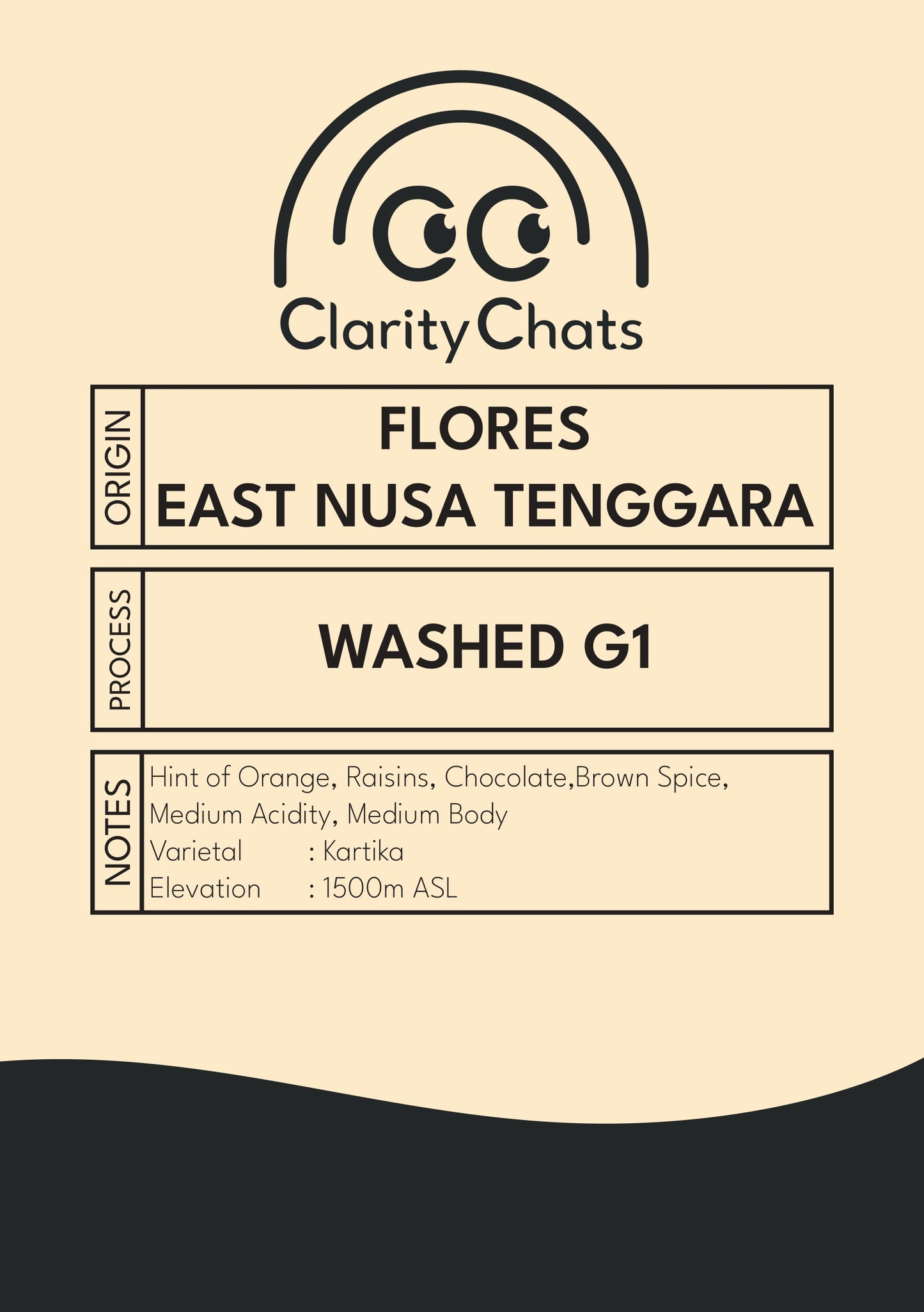 Flores G1 - Classic Washed - Green Bean Arabica 1KG