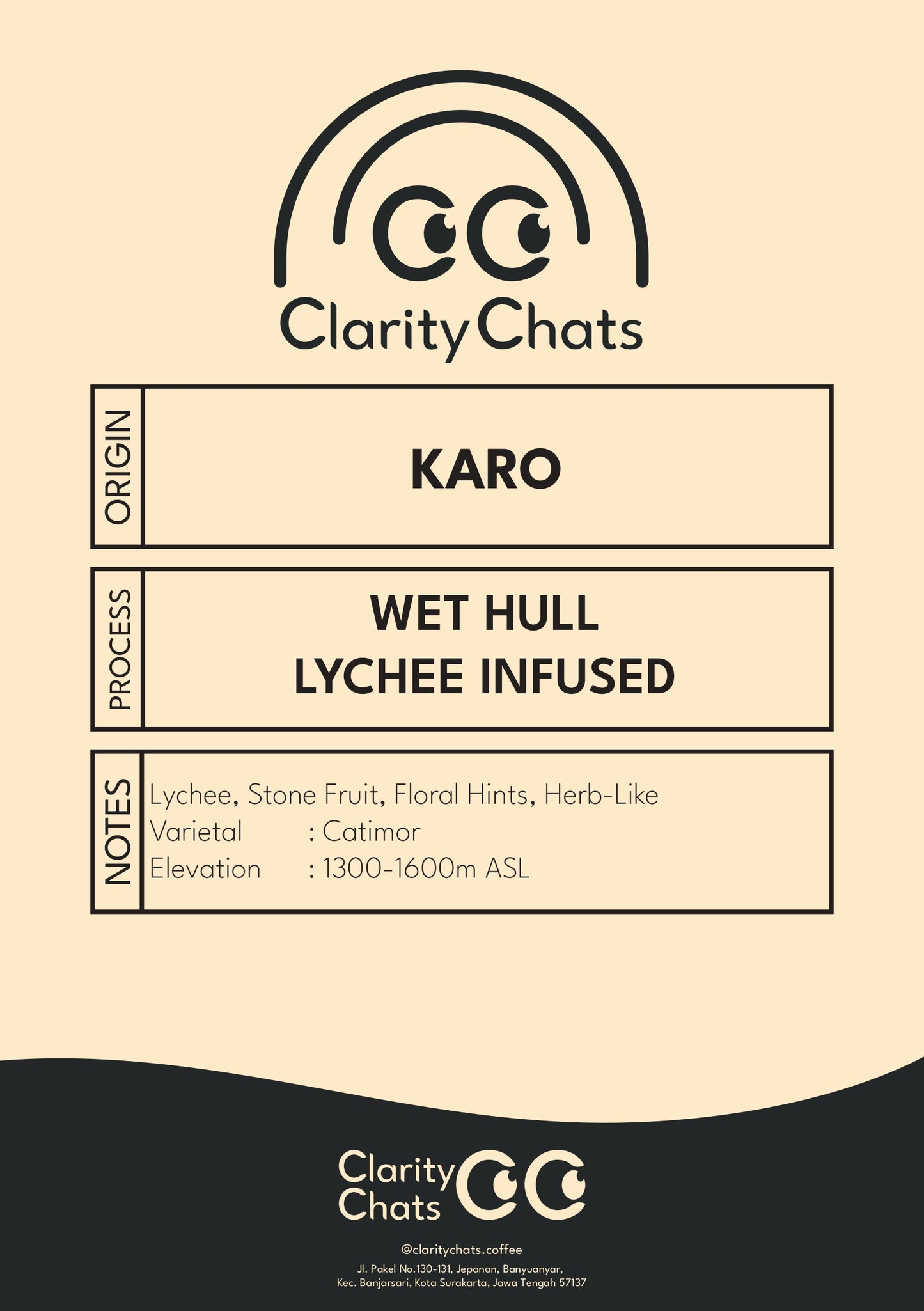 Karo - Lychee Infused - Green Bean Arabica 1KG