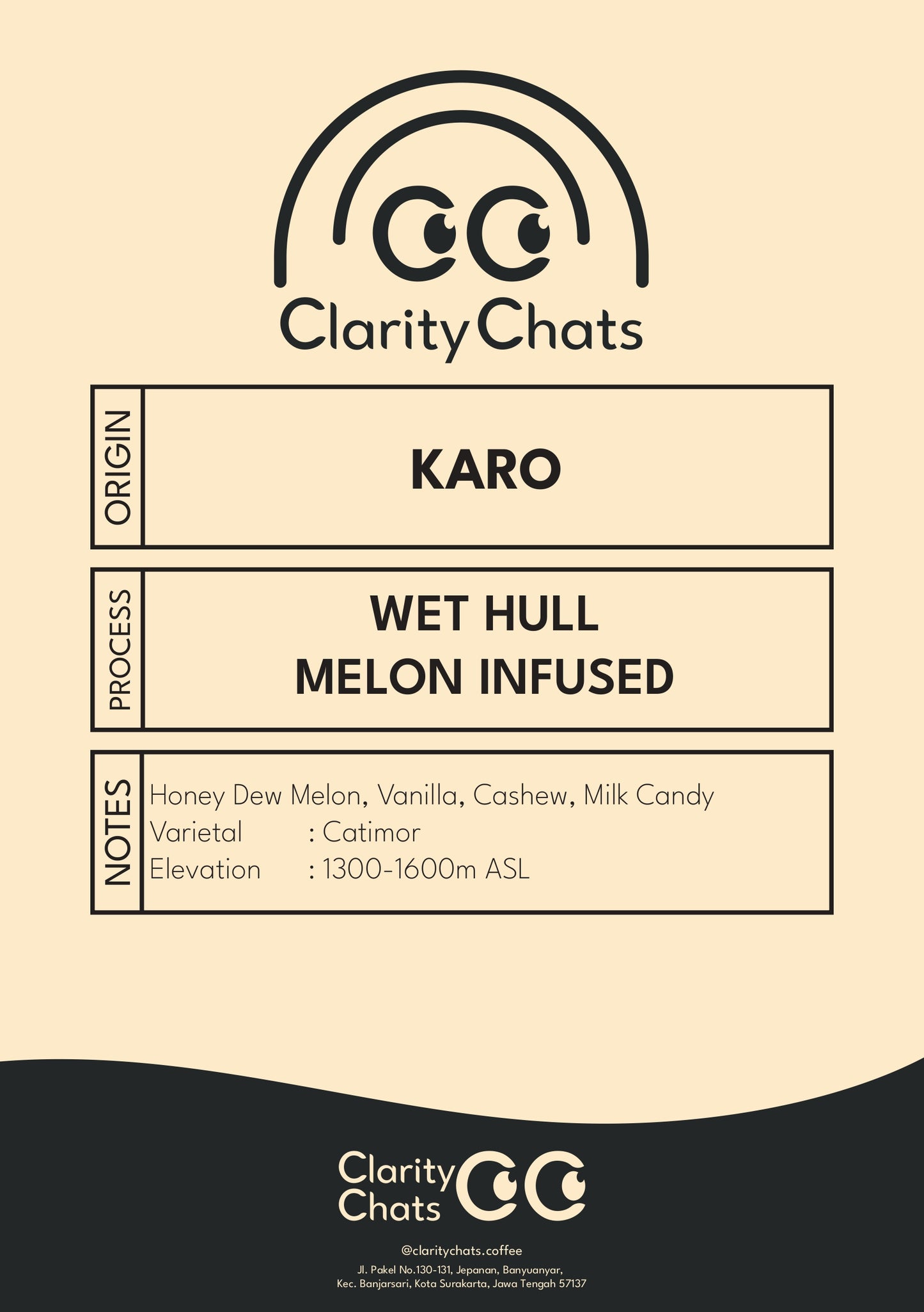 Karo - Melon Infused - Green Bean Arabica 1KG