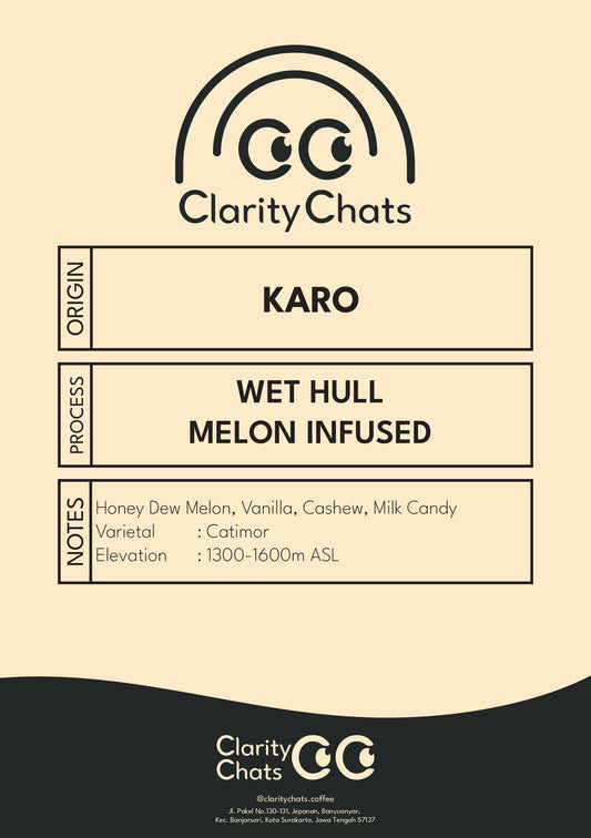 Karo - Melon Infused - Green Bean Arabica 1KG