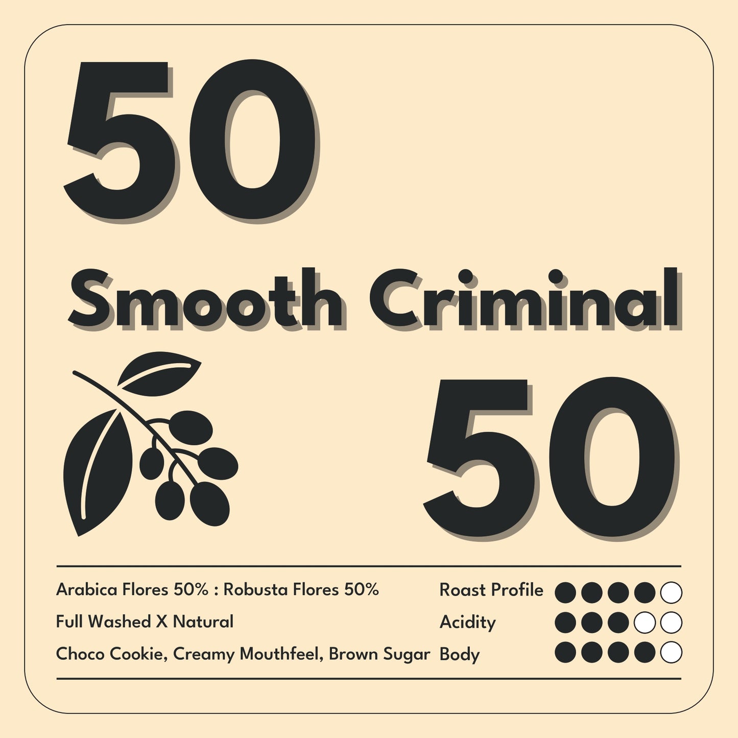 Smooth Criminal - Espresso Blend 200GR